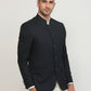 Raymond Men Blue Regular Fit Solid Blazer
