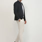 Raymond Men Blue Regular Fit Solid Blazer