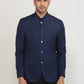 Raymond Men Blue Regular Fit Solid Blazer