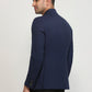 Raymond Men Blue Regular Fit Solid Blazer