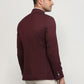 Raymond Men Maroon Regular Fit Solid Blazer