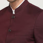 Raymond Men Maroon Regular Fit Solid Blazer