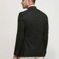 Raymond Men Black Regular Fit Solid Blazer