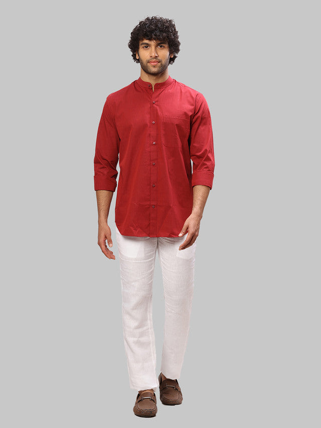 Raymond Red Formal Shirt