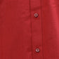 Raymond Red Solid Contemporary Fit Cotton Formal Shirt