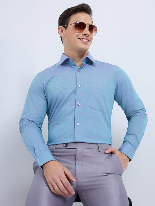 Raymond Purple Formal Shirt