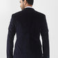 Raymond Men Blue Corduroy Slim Fit Cotton Blend Blazer