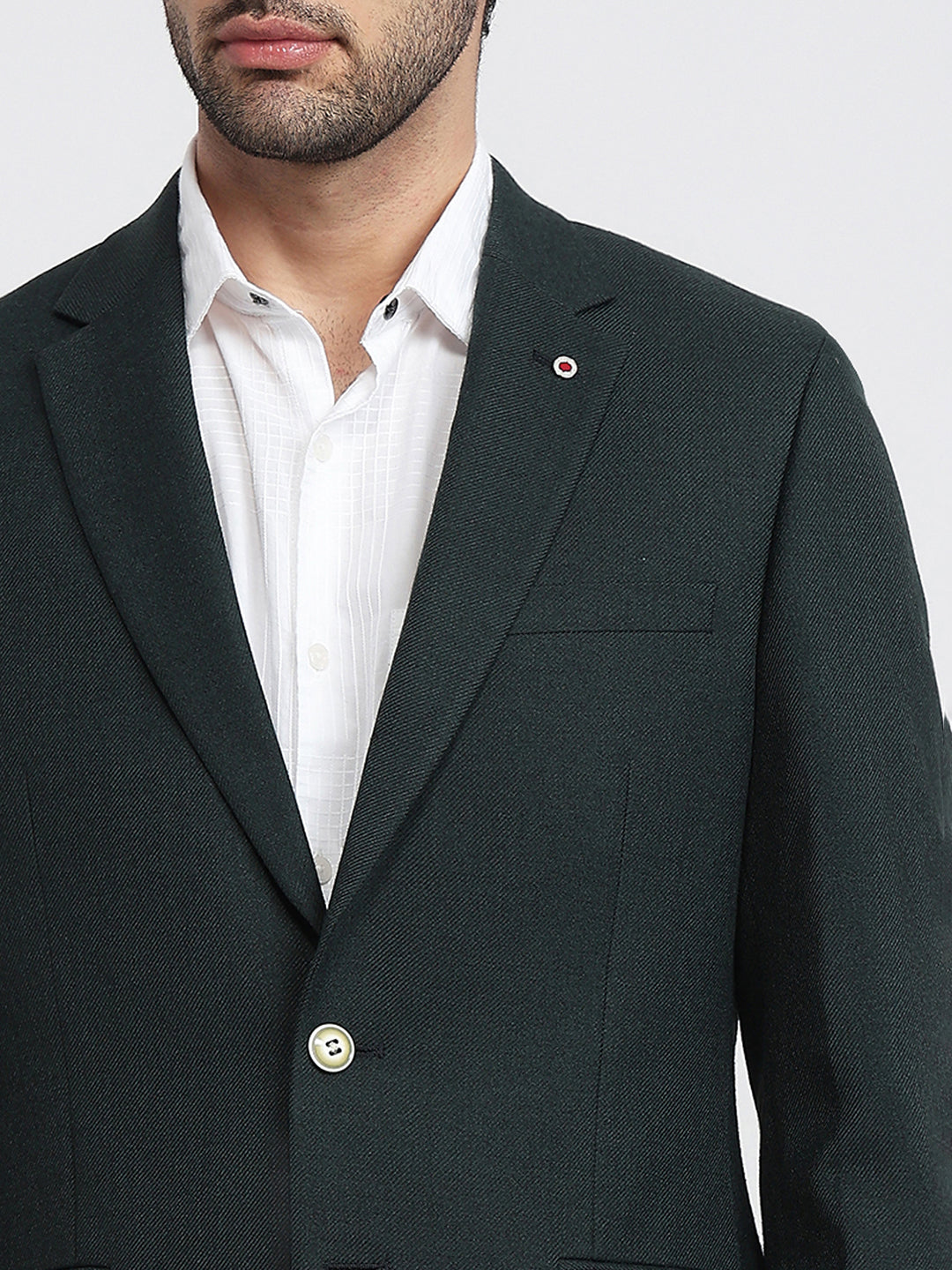 Raymond Men Green Contemporary Fit Solid Formal Blazer – MyRaymond