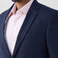 Raymond Men Blue Checks Contemporary Fit Wool Blend Blazer