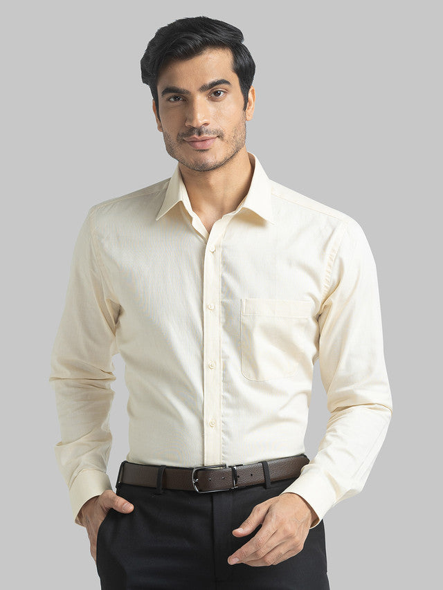 Raymond Yellow Formal Shirt