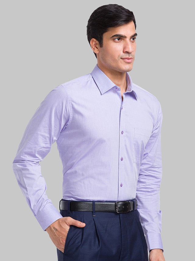 Raymond Purple Formal Shirt