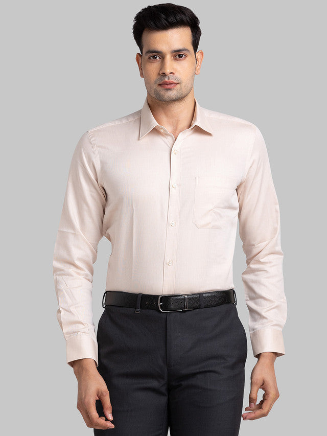 Raymond Beige Formal Shirt