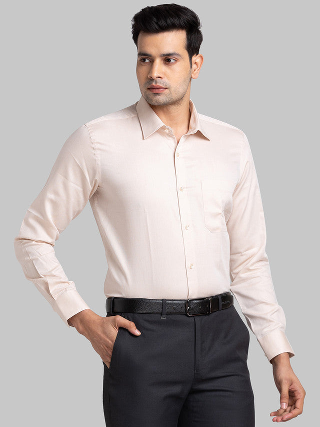 Raymond Beige Formal Shirt