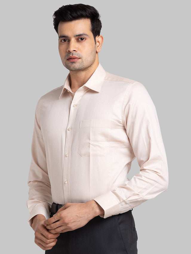 Raymond Beige Formal Shirt