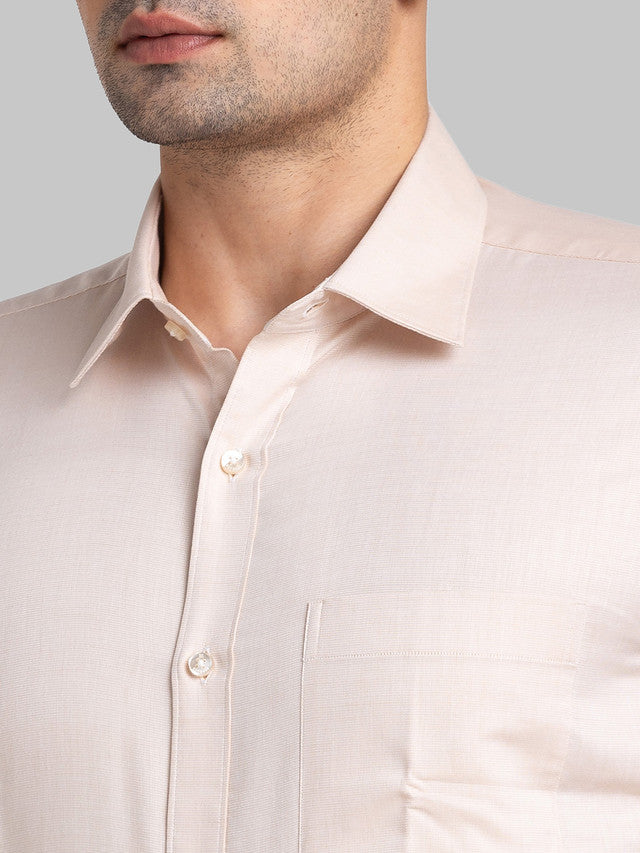 Raymond Beige Formal Shirt