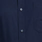 Raymond Blue Solid Contemporary Fit Cotton Formal Shirt