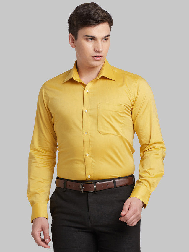 Raymond Yellow Formal Shirt