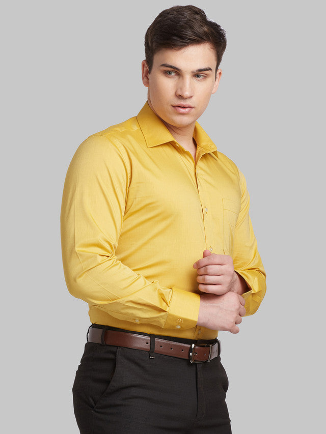 Raymond Yellow Formal Shirt