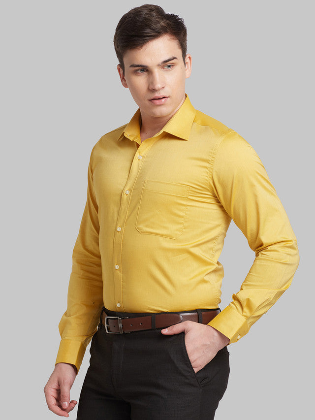 Raymond Yellow Formal Shirt