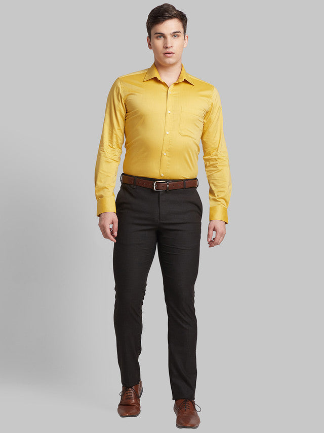 Raymond Yellow Formal Shirt