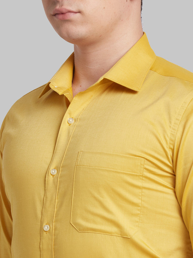 Raymond Yellow Formal Shirt