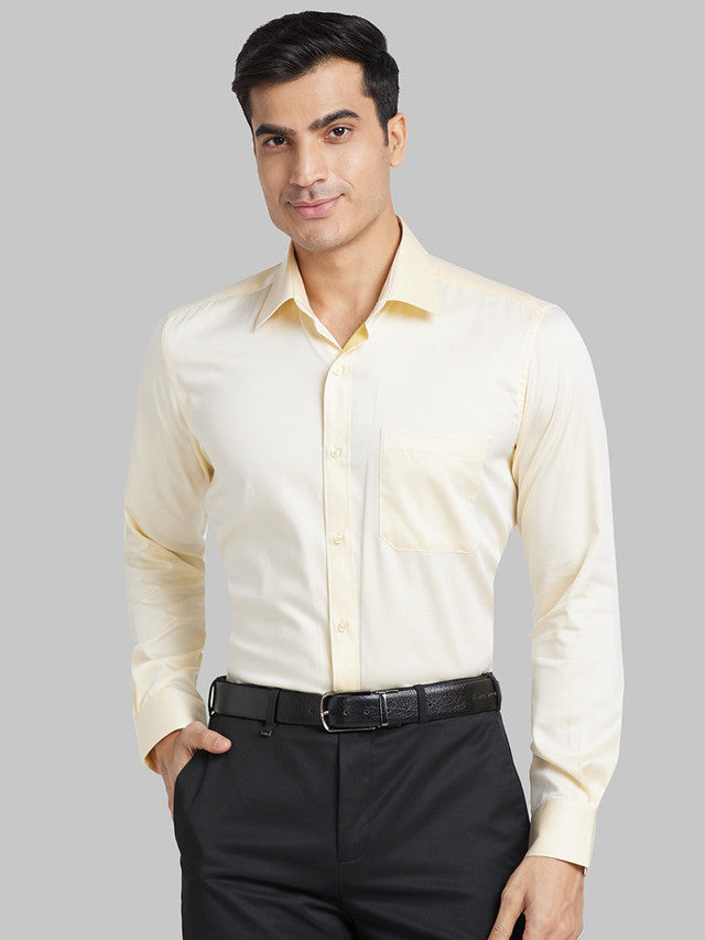 Raymond Yellow Formal Shirt