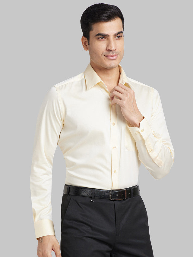 Raymond Yellow Formal Shirt