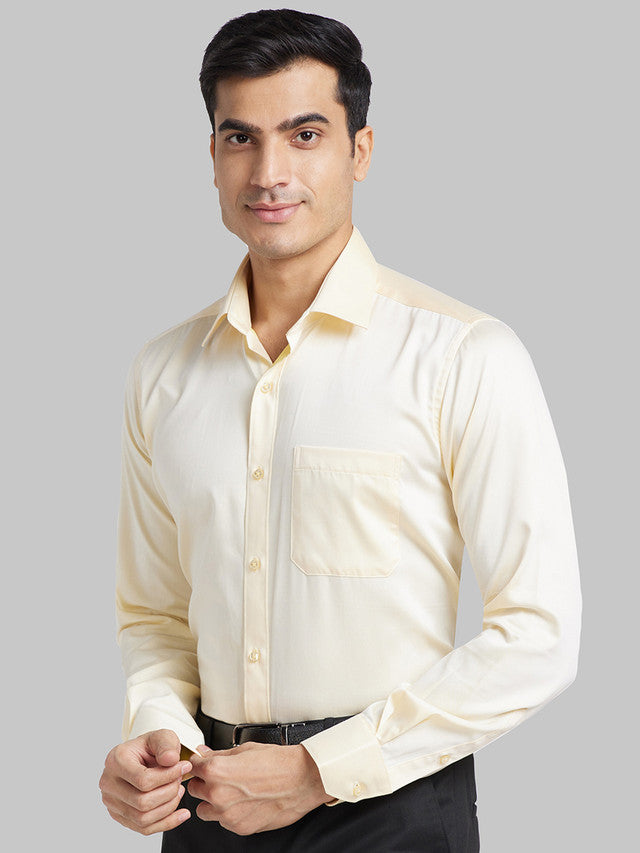 Raymond Yellow Formal Shirt