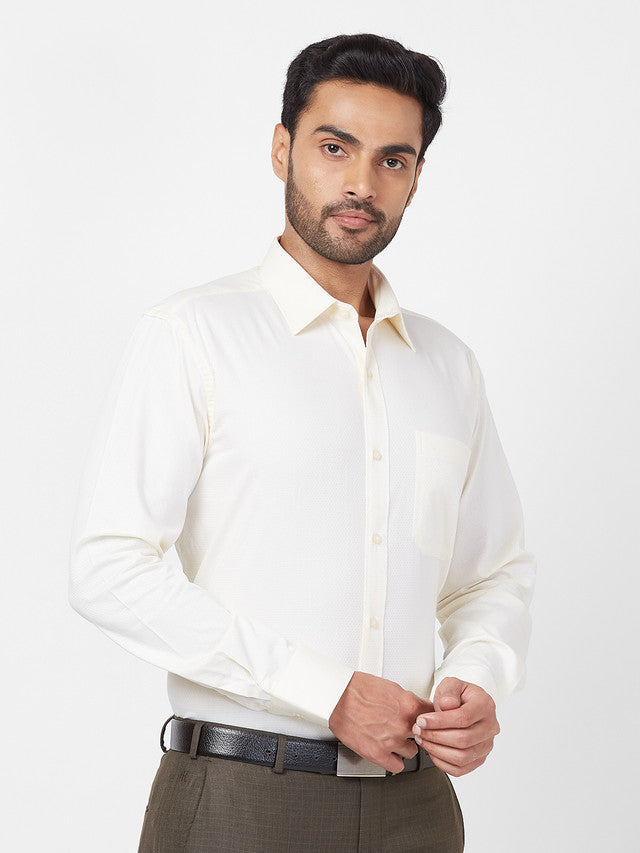 Raymond Yellow Formal Shirt