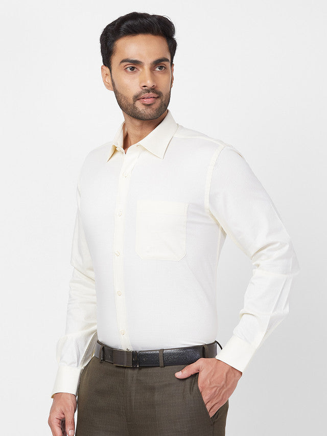 Raymond Yellow Formal Shirt