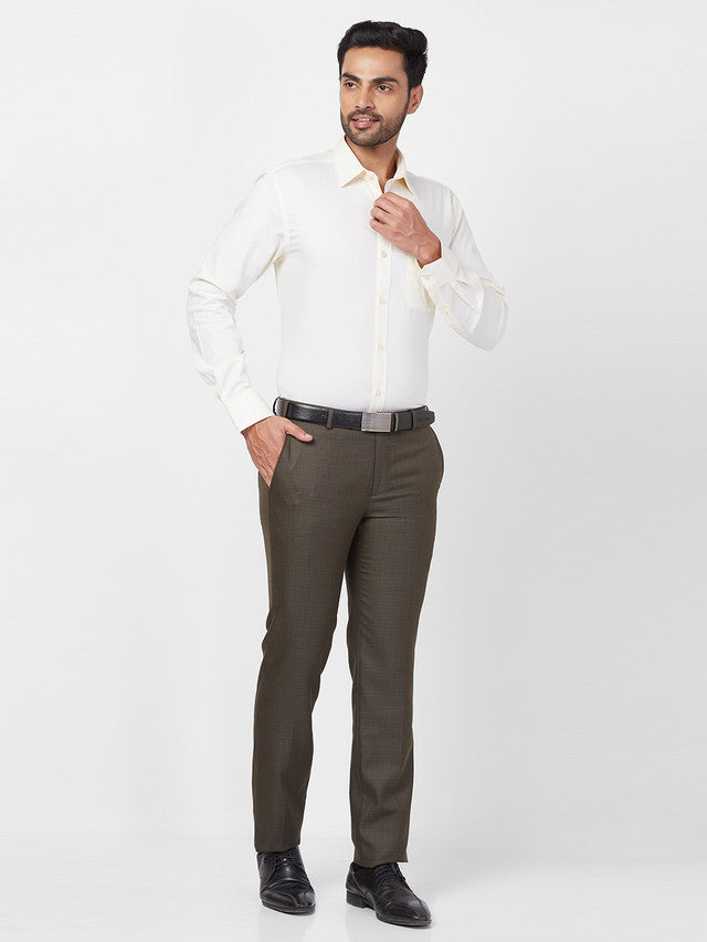 Raymond Yellow Formal Shirt