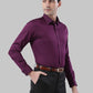 Raymond Purple Formal Shirt