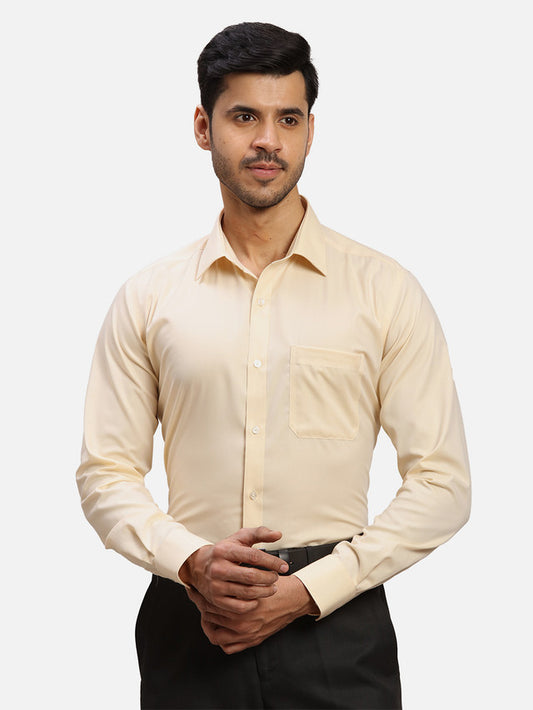 Raymond Yellow Formal Shirt