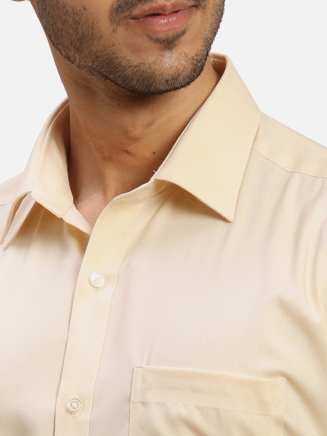 Raymond Yellow Formal Shirt