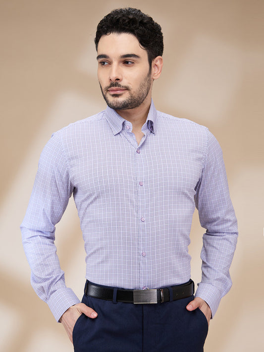 Raymond Purple Formal Shirt