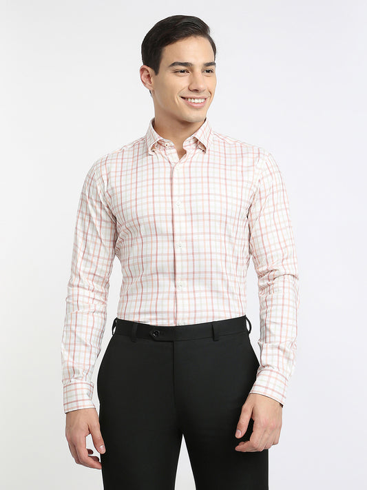 Raymond Orange Formal Shirt