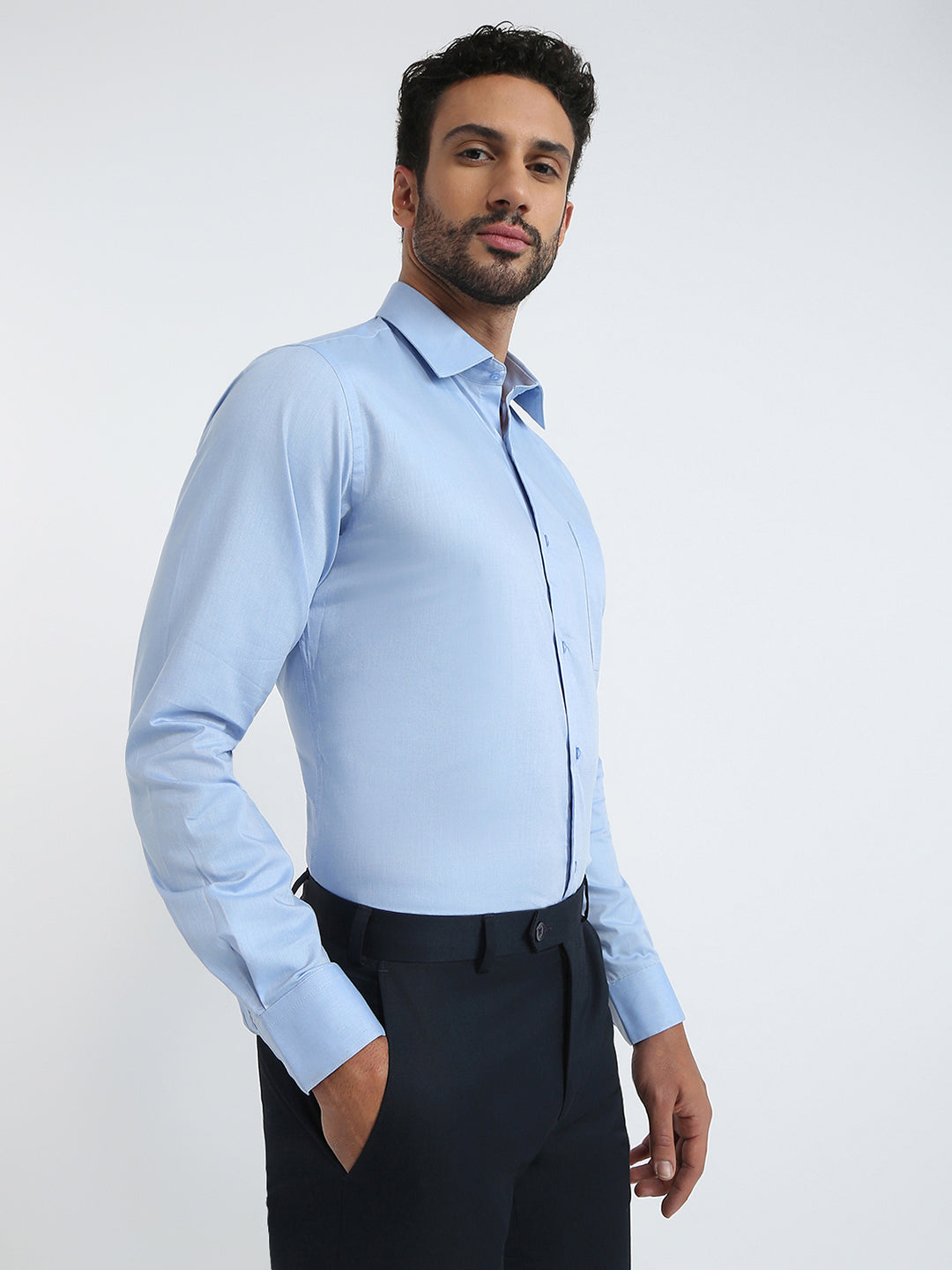 Raymond Blue Formal Shirt