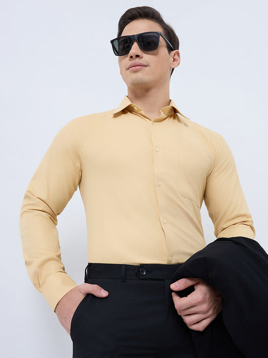 Raymond Orange Formal Shirt
