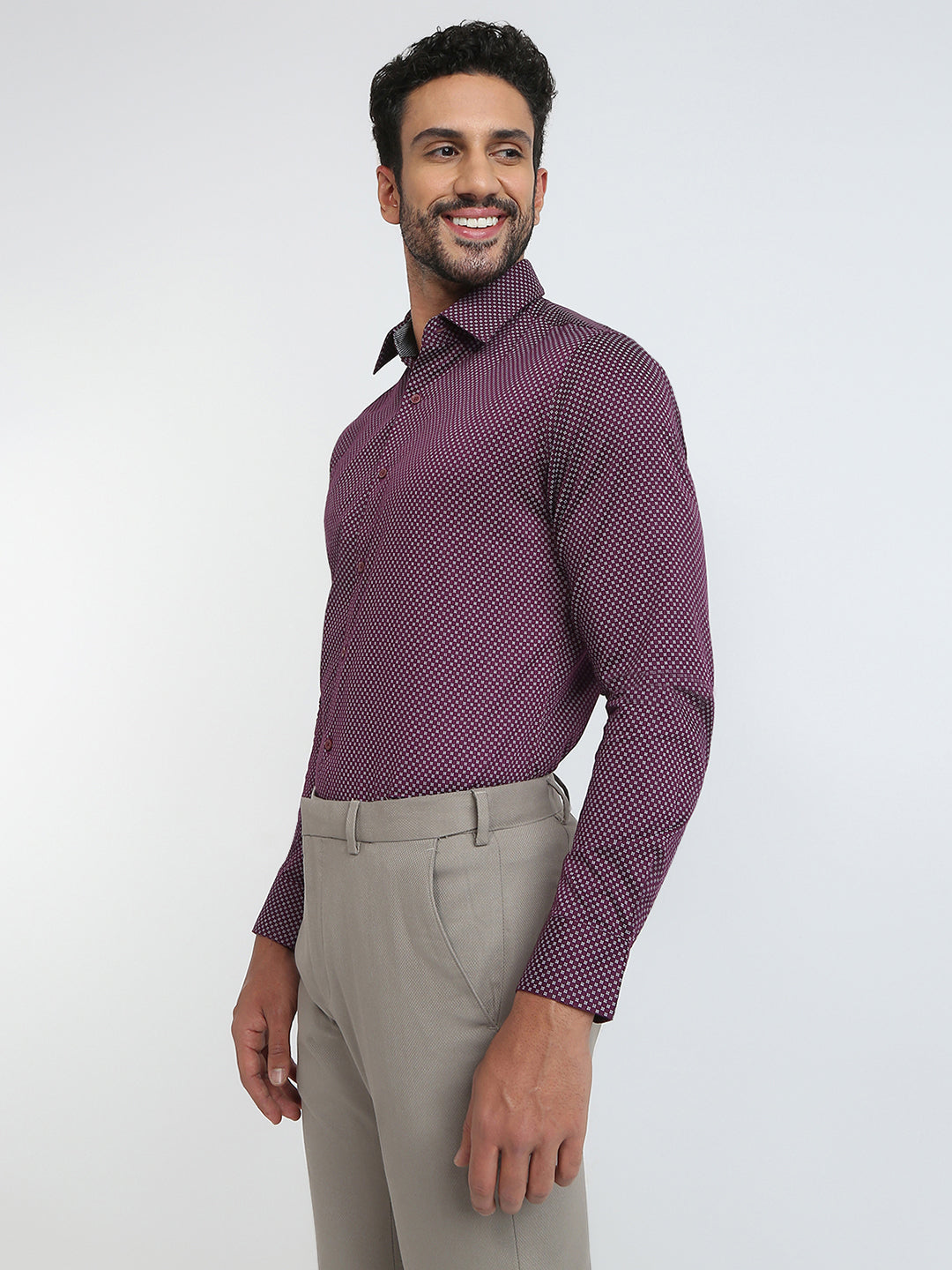 Raymond Maroon Shirt 
