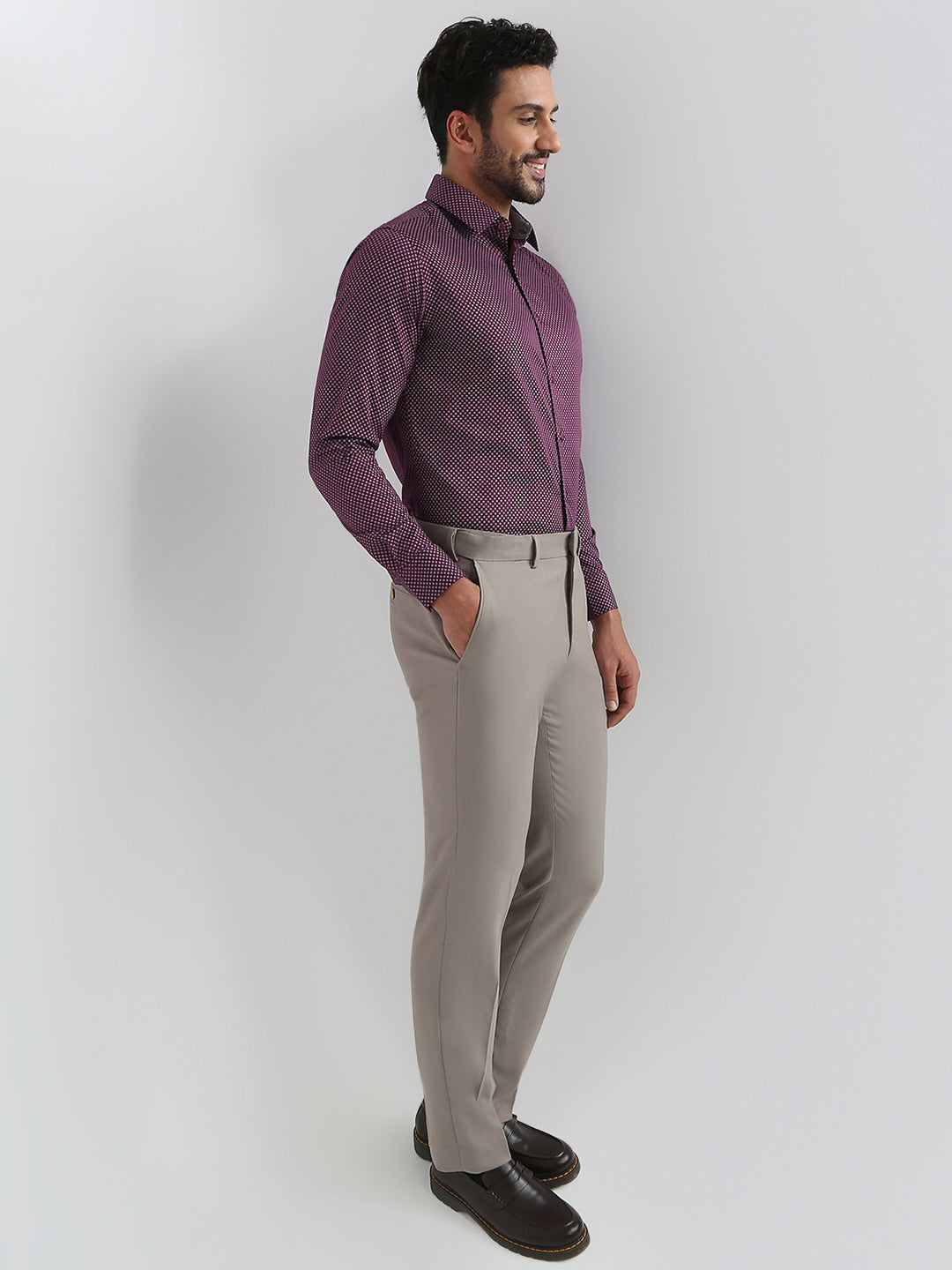 Raymond Maroon Shirt 