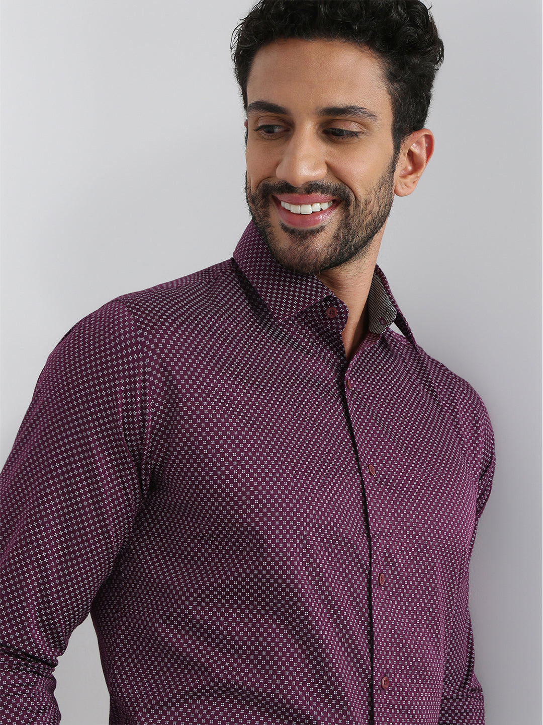 Raymond Maroon Shirt 