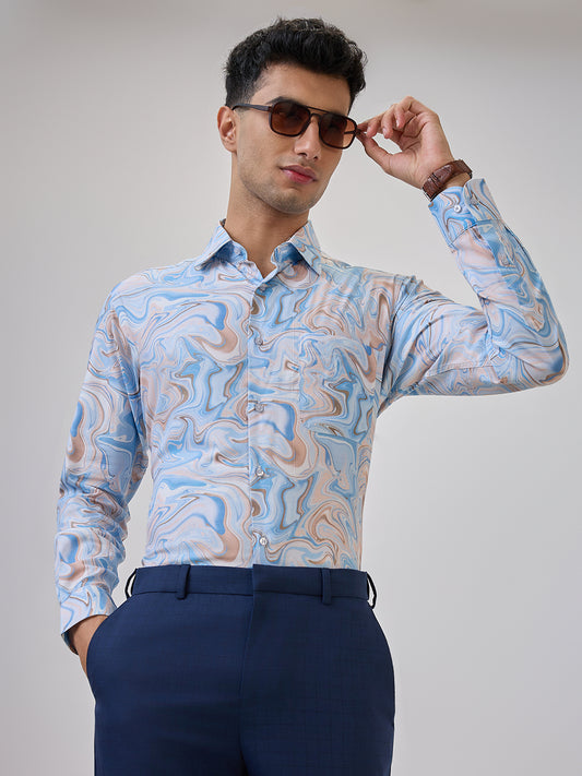 Raymond Blue Formal Shirt