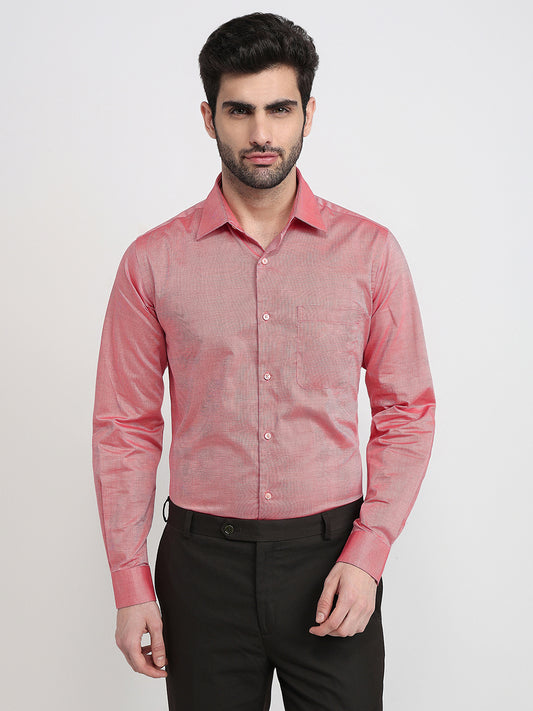 Raymond Red Formal Shirt 