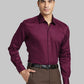 Raymond Maroon Formal Shirt