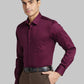 Raymond Maroon Formal Shirt