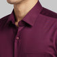 Raymond Maroon Formal Shirt