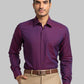 Raymond Maroon Formal Shirt