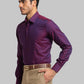 Raymond Maroon Formal Shirt