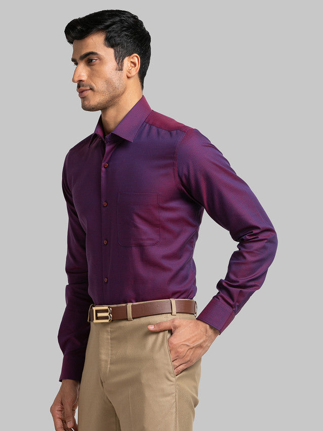 Raymond Maroon Formal Shirt