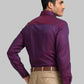 Raymond Maroon Formal Shirt